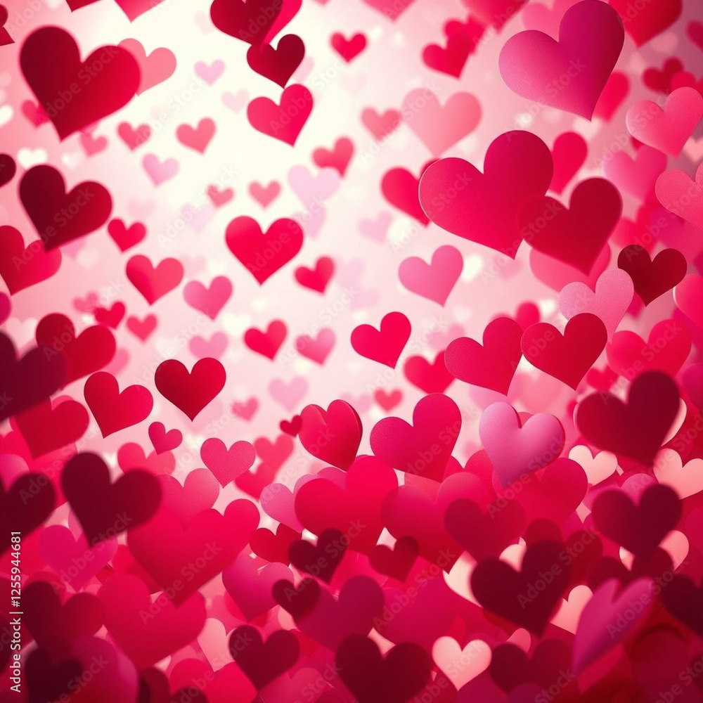 red hearts background red hearts background