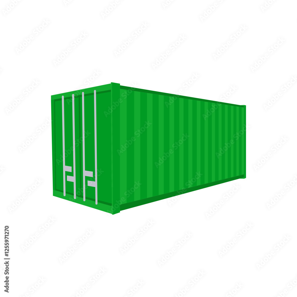 Cargo Container, Delivery Service illustration Cargo Container, Delivery Service illustration