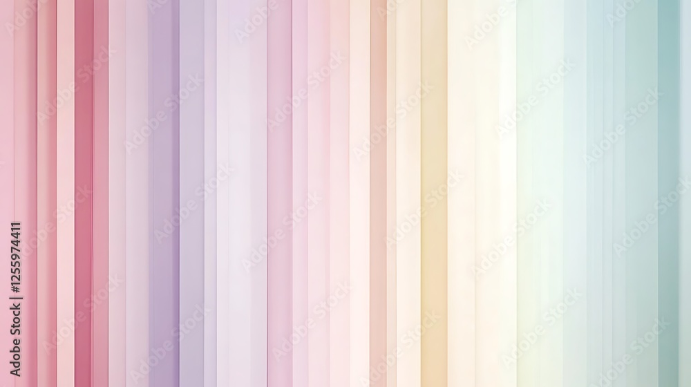 Obraz premium Abstract Pastel Vertical Stripes Color Gradient Background