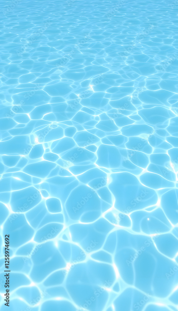 Light blue glared water surface, natural background, studio lighting. with white shades Light blue glared water surface, natural background, studio lighting. with white shades
