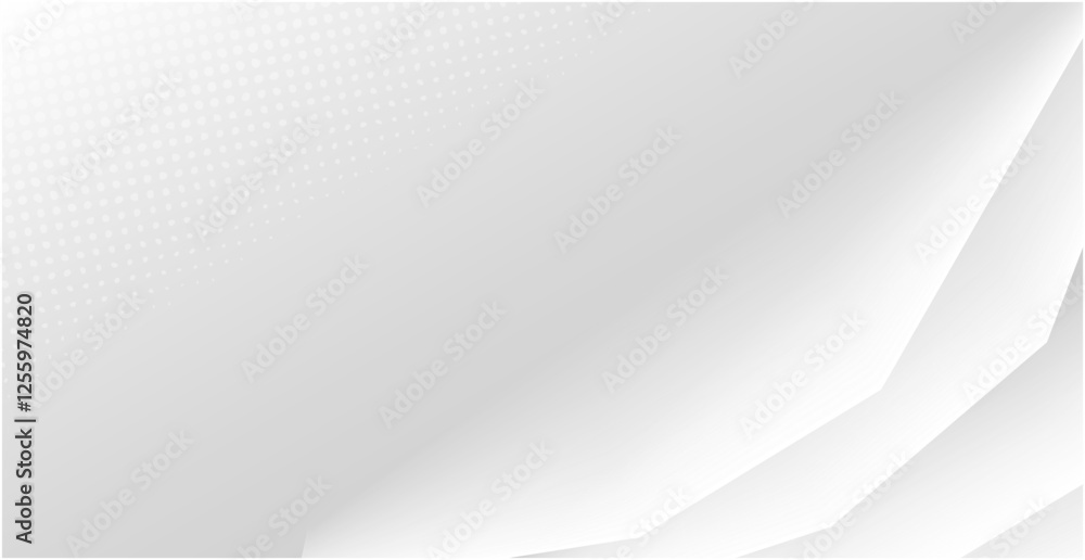 Modern White Background With Halftone Pattern. Technology Banner. Vector Illustration. Abstract Business Wallpaper Modern White Background With Halftone Pattern. Technology Banner. Vector Illustration. Abstract Business Wallpaper