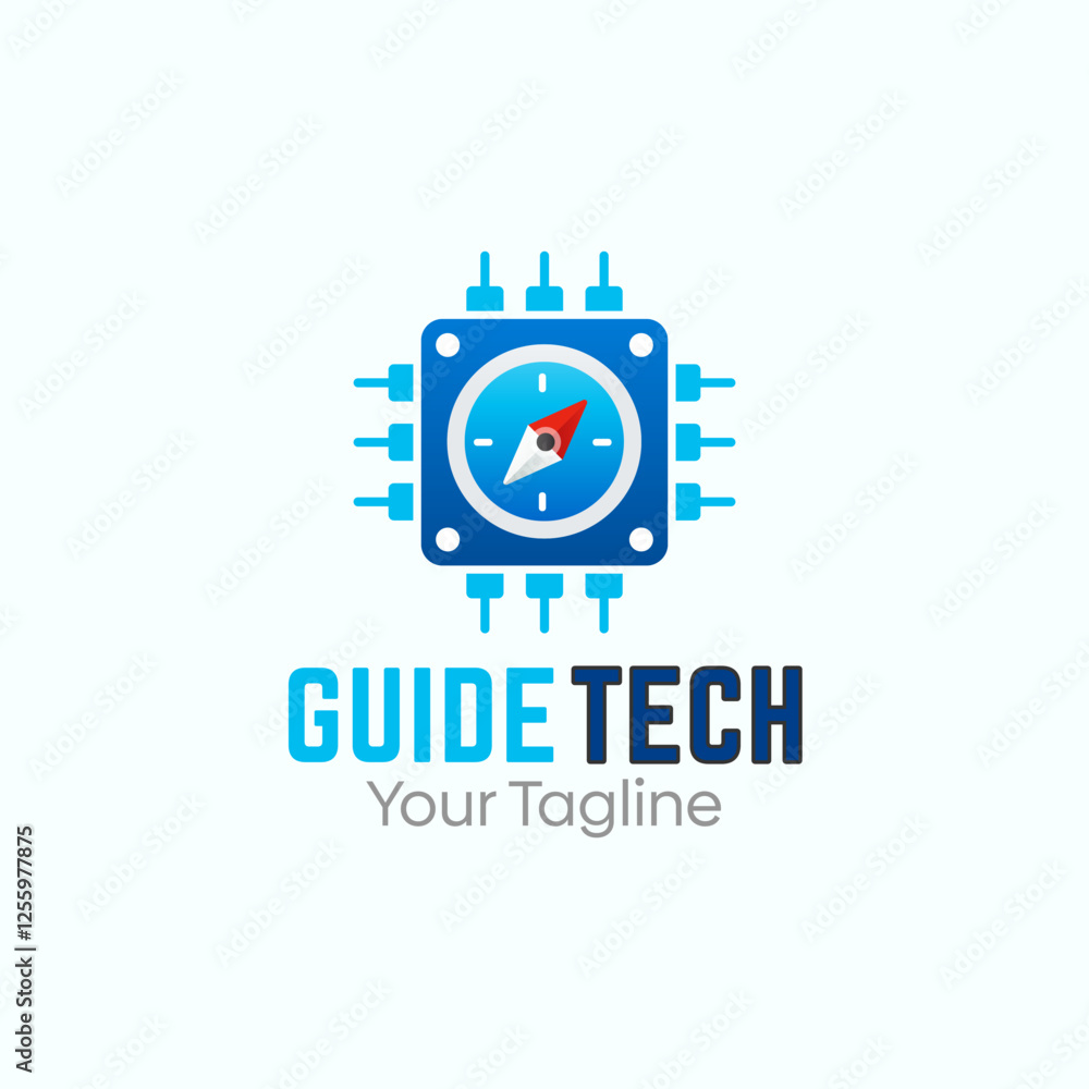Guide Tech Logo Design Template. Good for Business, Agency, Community and Organization Guide Tech Logo Design Template. Good for Business, Agency, Community and Organization