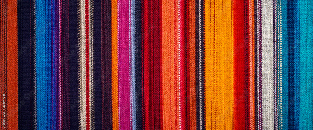 Colorful striped textile pattern Colorful striped textile pattern