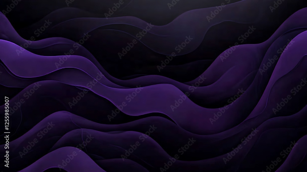 Purple Waves Abstract Background Purple Waves Abstract Background