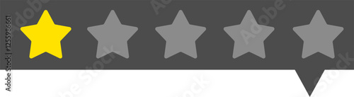 1 star rating icon