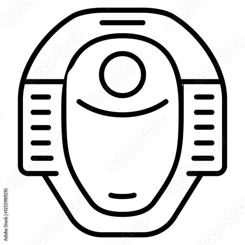 squad toilet icon. home appliance icon line style. perfect use for logo, presentation, website, and more. modern icon design outline style