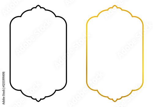 Aesthetic Islamic text frames