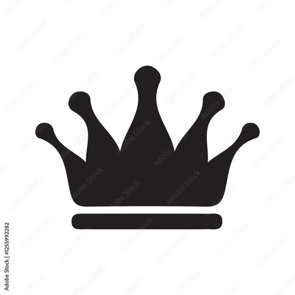 Crown king mega icon. Simple crown symbol collection. Royal crown black silhouettes. Vector illustration eps 10 Crown king mega icon. Simple crown symbol collection. Royal crown black silhouettes. Vector illustration eps 10