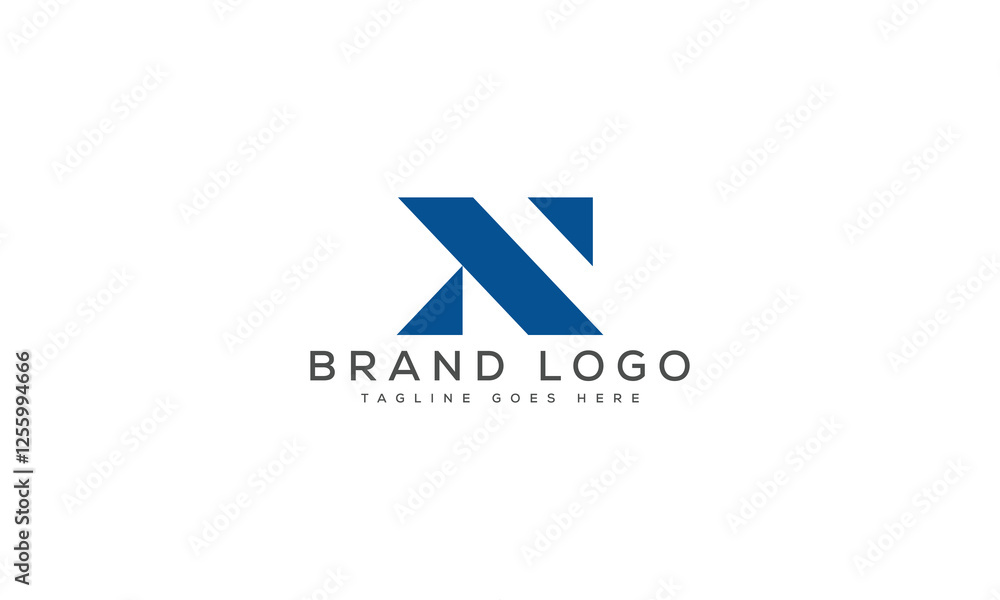 letter NA logo design vector template design for brand. letter NA logo design vector template design for brand.