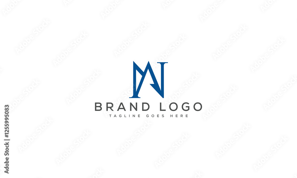 letter NA logo design vector template design for brand. letter NA logo design vector template design for brand.