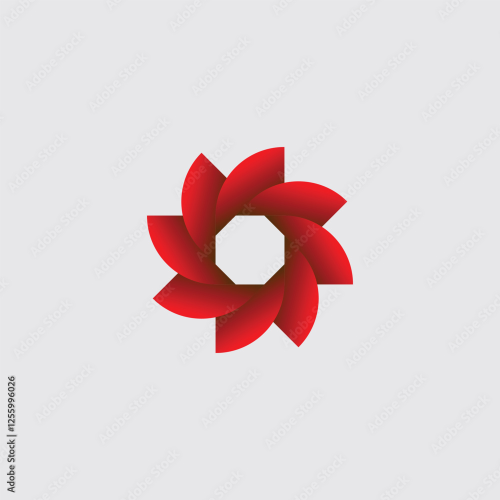 Fototapeta premium Abstract logo, logo element, icon symbol fully editable vector template