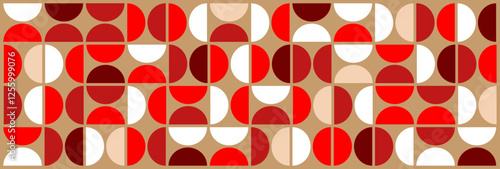 Geometric vintage wallpaper