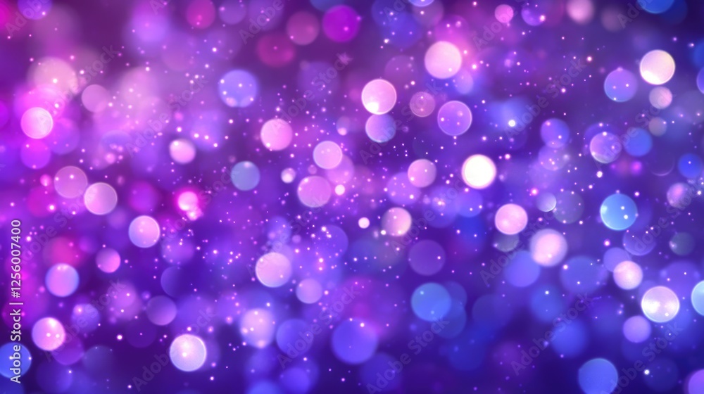 Violet bokeh light background, Abstract purple blurry unfocused sparkle glitter purple bokeh background wallpaper with copy space. Sparkling purple dust abstract violet luxury decoration background. Violet bokeh light background, Abstract purple blurry unfocused sparkle glitter purple bokeh background wallpaper with copy space. Sparkling purple dust abstract violet luxury decoration background.