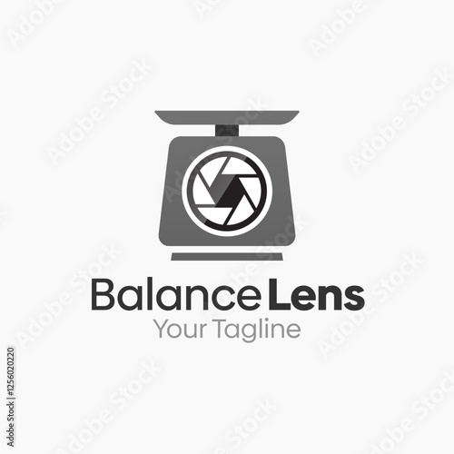 Balance Lens Logo Design Template. Good for Business, Agency, Community and Organization