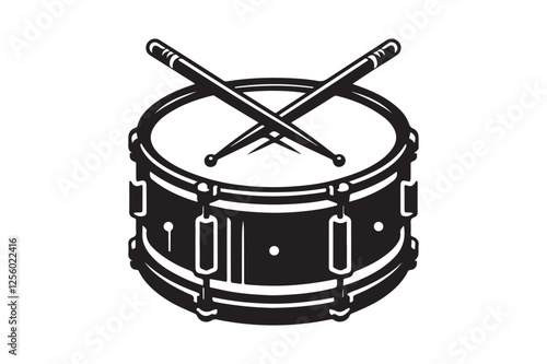 snare drum silhouette