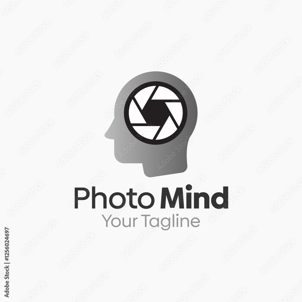 Fototapeta premium Photo Mind Logo Design Template. Good for Business, Agency, Community and Organization