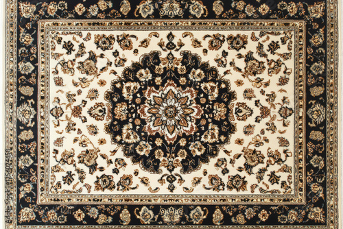 Traditional Rug with Ornate Floral Pattern