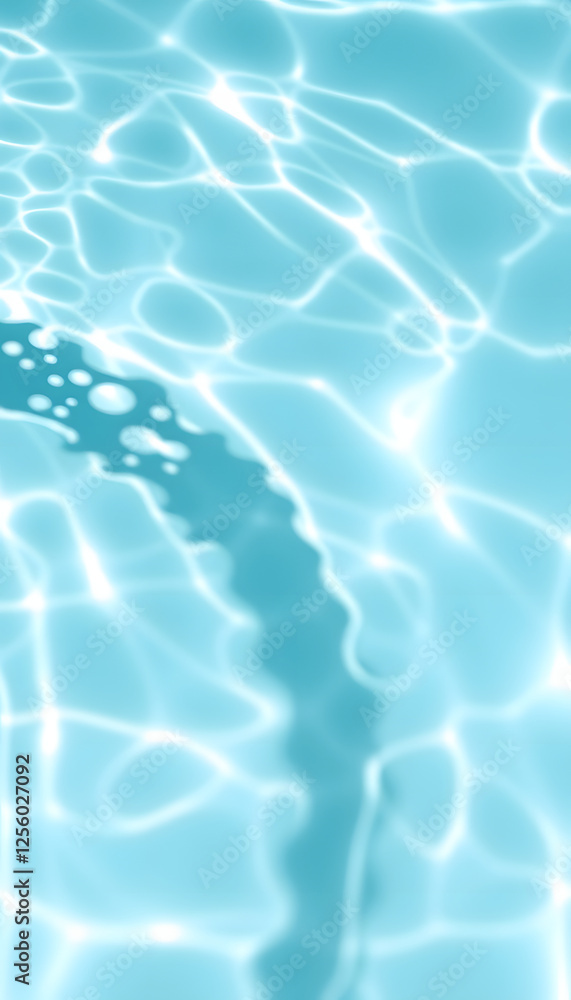 Closeup of calm clear water surface with water splashes in trendy mint color. Swimming pool water texture. Trendy fresh abstract nature background. Color trend concept, Backlit. with white shades Closeup of calm clear water surface with water splashes in trendy mint color. Swimming pool water texture. Trendy fresh abstract nature background. Color trend concept, Backlit. with white shades