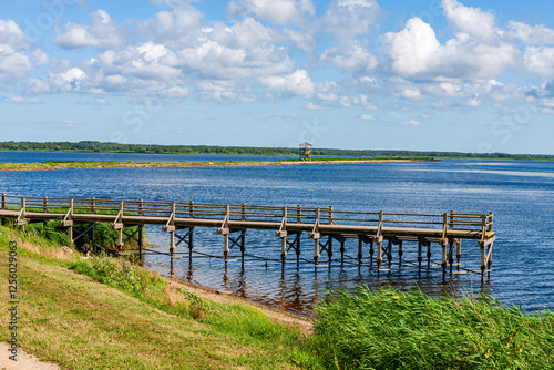 Wooden Pier and Observation Tower
