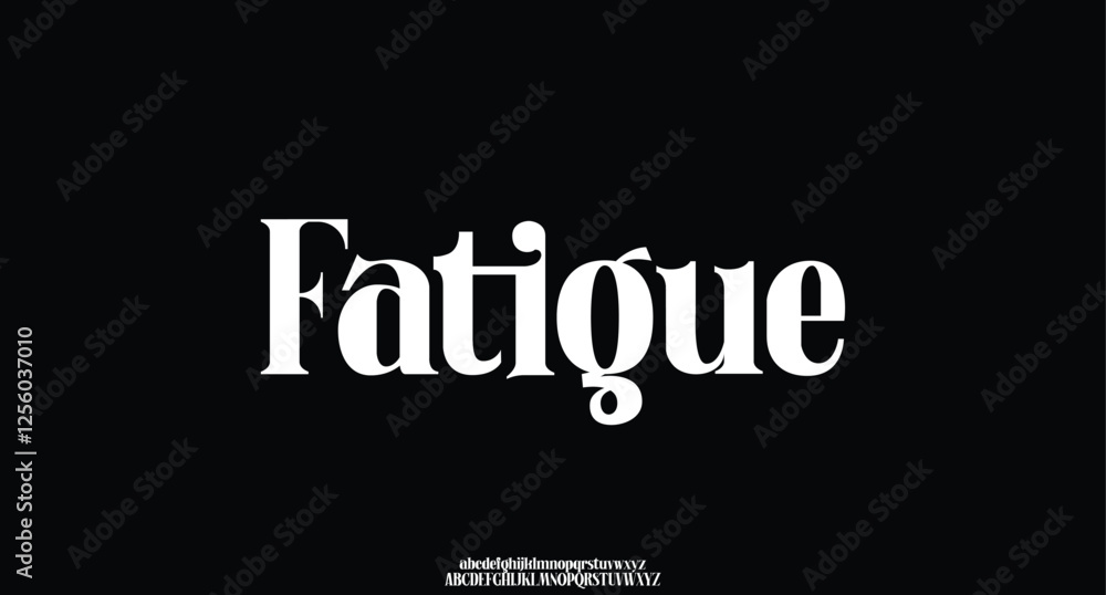 Fatigue, Elegant alphabet letters font logo. Typography luxury classic lettering serif italic fonts decorative wedding vintage retro brand logos. vector illustration
Fatigue, Elegant alphabet letters font logo. Typography luxury classic lettering serif italic fonts decorative wedding vintage retro brand logos. vector illustration