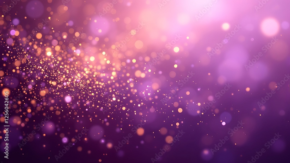 Dark purple glitter sparkle confetti abstract background and invite Dark purple glitter sparkle confetti abstract background and invite