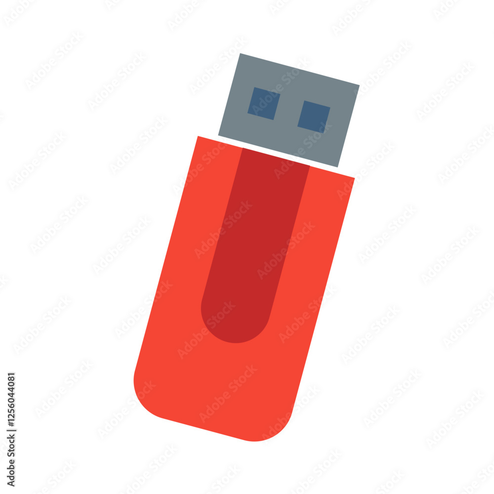 Flash disk. External Memory icon, simple flat style, illustration, logo sign symbol pictogram template, for ui or ux isolated on white for mobile app, editable Flash disk. External Memory icon, simple flat style, illustration, logo sign symbol pictogram template, for ui or ux isolated on white for mobile app, editable