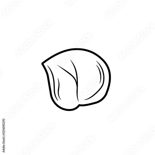 chickpea line sketch