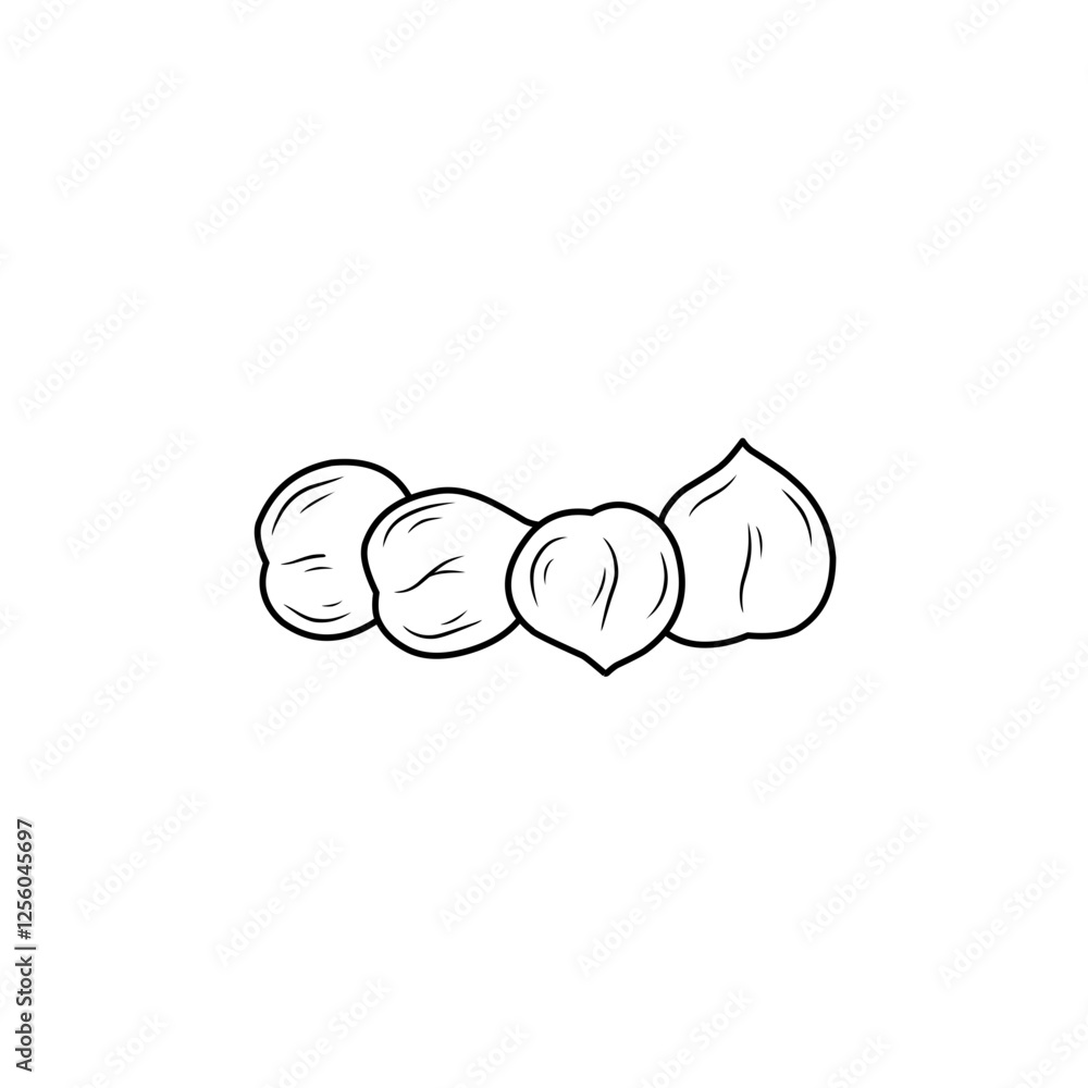 chickpea line sketch chickpea line sketch