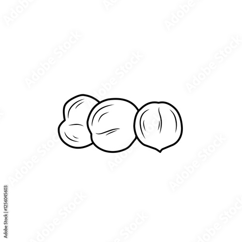 chickpea line sketch