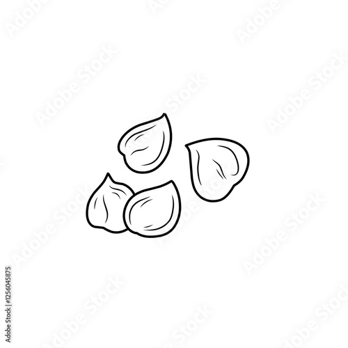 chickpea line sketch