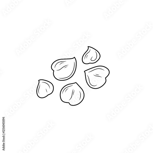 chickpea line sketch