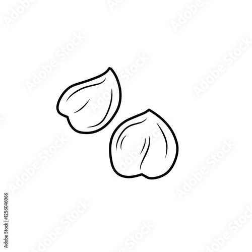 chickpea line sketch