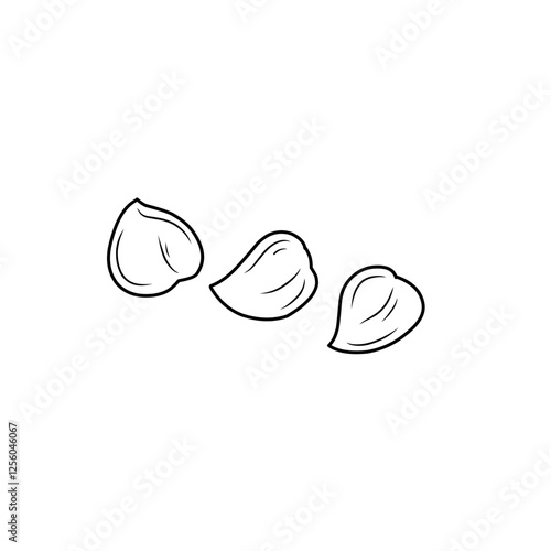 chickpea line sketch