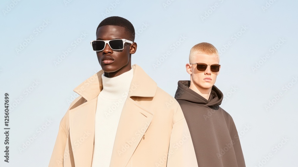 Fashionable Models Displaying Stylish Sunglasses