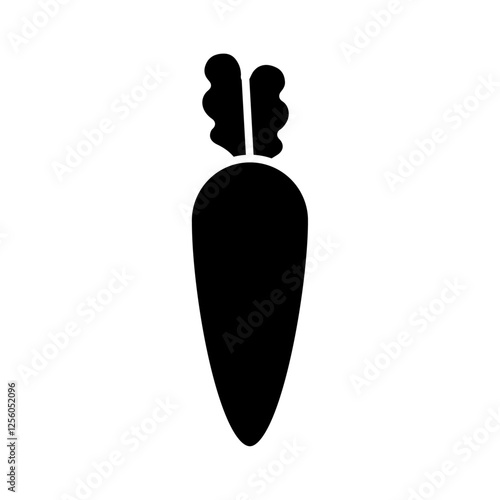 radish icon Flat symbol set outline