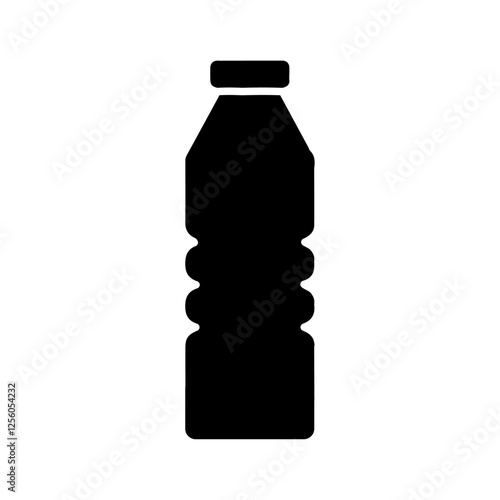 water bottle icon Flat symbol set outline