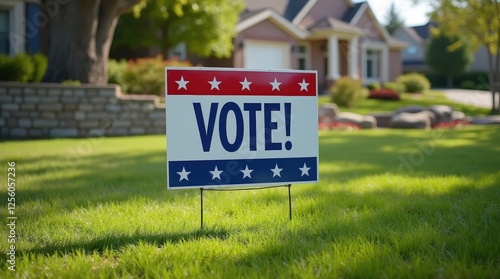 Political Yard Sign with 