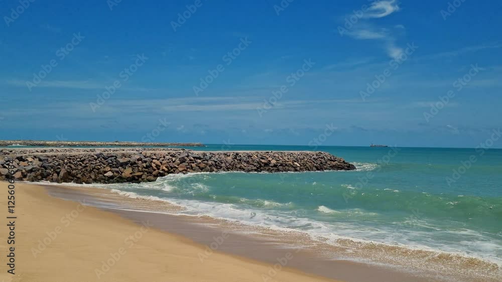 Iracema beach in Fortaleza, Ceara state, Brazil.