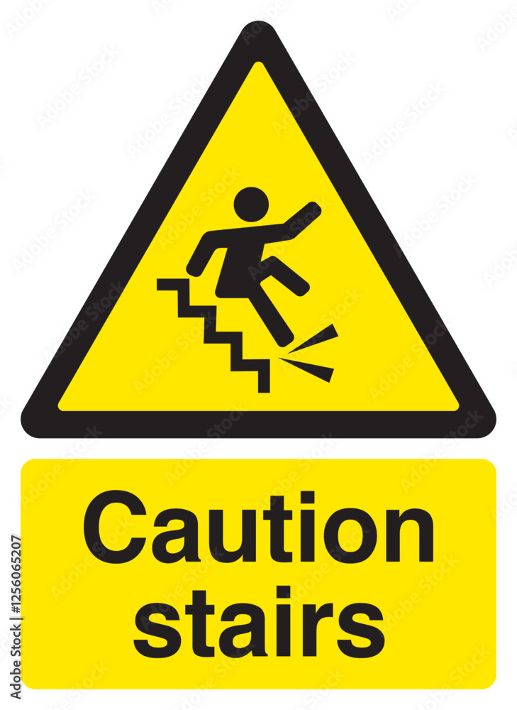 Caution stairs Caution stairs