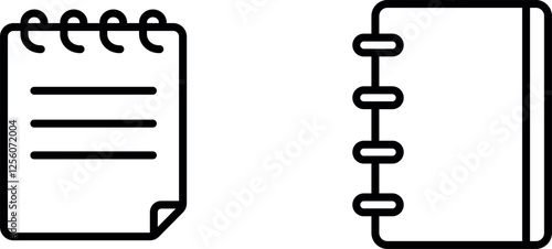 "Notepad Icon Representing Notes, Writing, and Digital Document Organization"