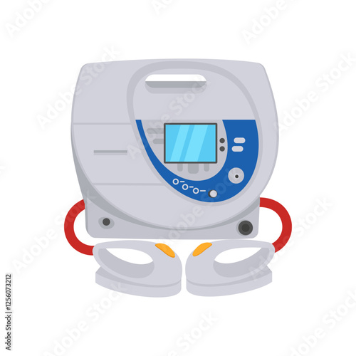 Defibrillator, Industrial Safety Equipment illustration