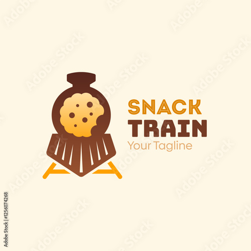 Snack Train Logo Design Template. Good for Business, Agency, Community and Organization