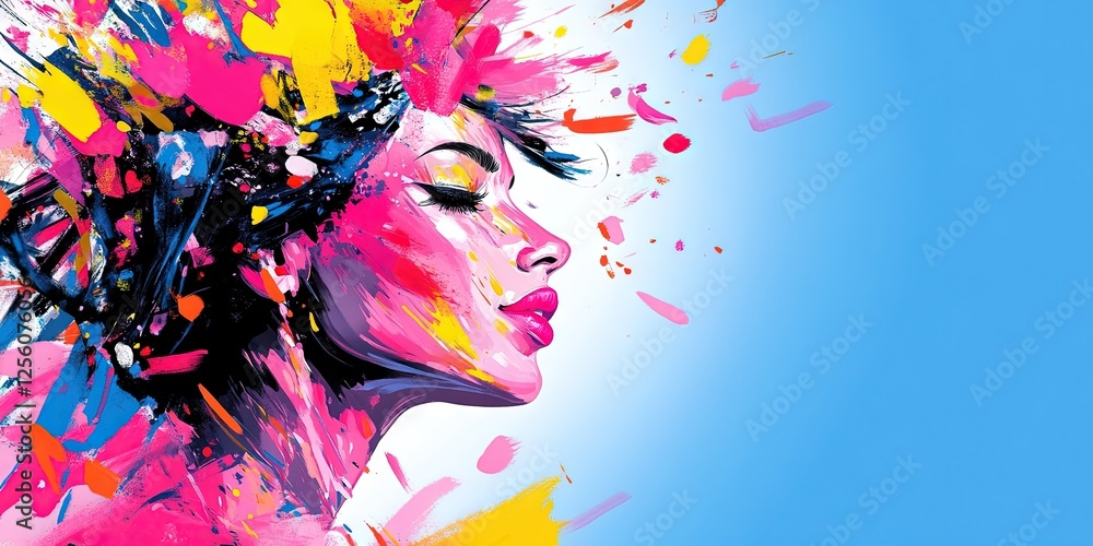 Obraz premium beautiful woman portrait