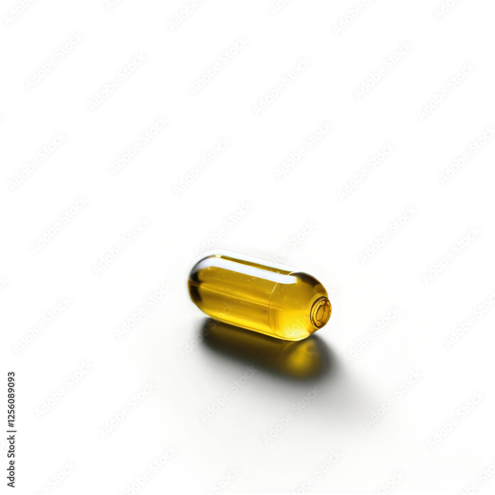 Naklejka premium medical capsule isolated on transparent background