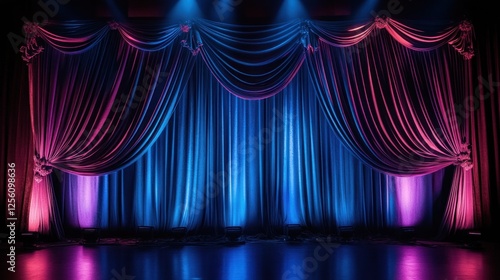 Majestic Stage Curtains: A Dramatic Backdrop for Performances