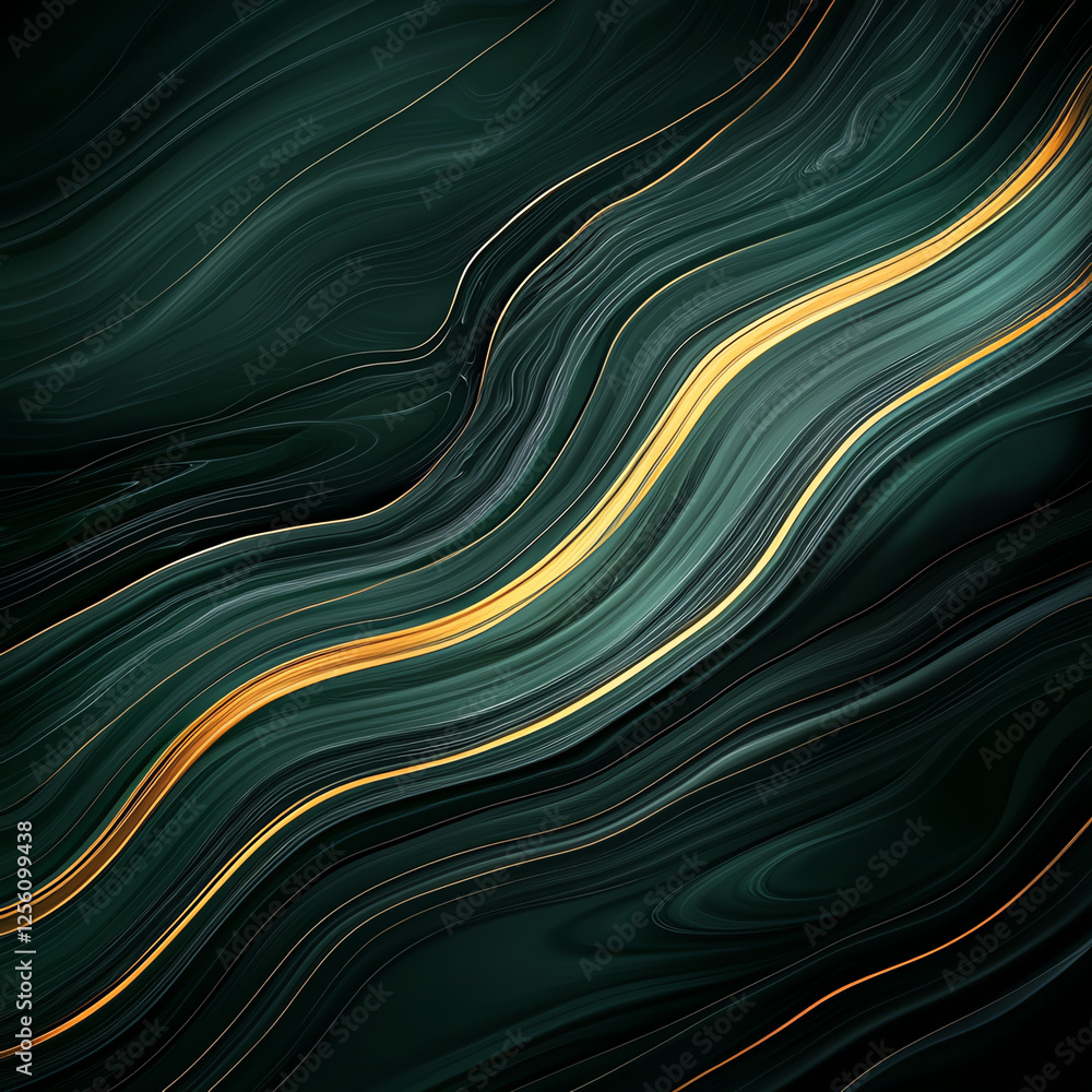 dark green and gold marble background with flowing textures creates sense of elegance and depth. smooth lines and rich colors evoke luxurious atmosphere dark green and gold marble background with flowing textures creates sense of elegance and depth. smooth lines and rich colors evoke luxurious atmosphere