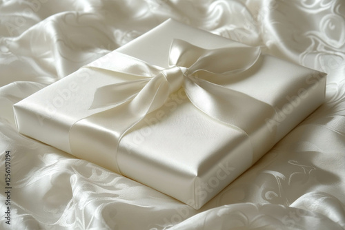 A Luxurious Satin Box Adorn...