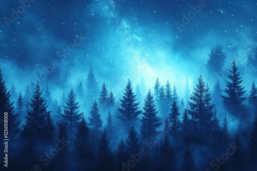 A Mystical Scene Of A Starg...