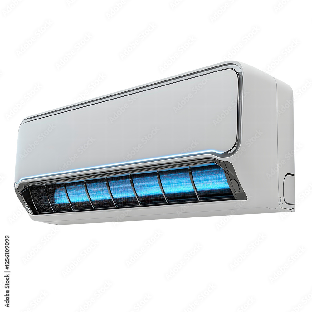 Air conditioner isolated on transparent background. Air conditioner isolated on transparent background.