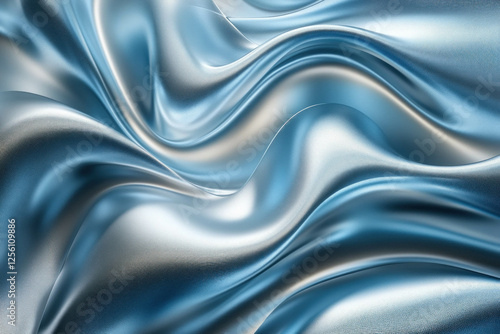 Blue And Silver Background